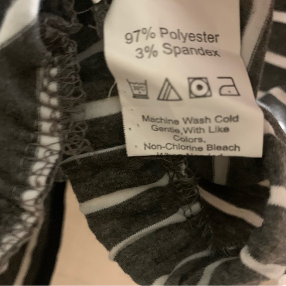 Striped Halter Sports Bra Style Bralette NWOT - Picture 9 of 10